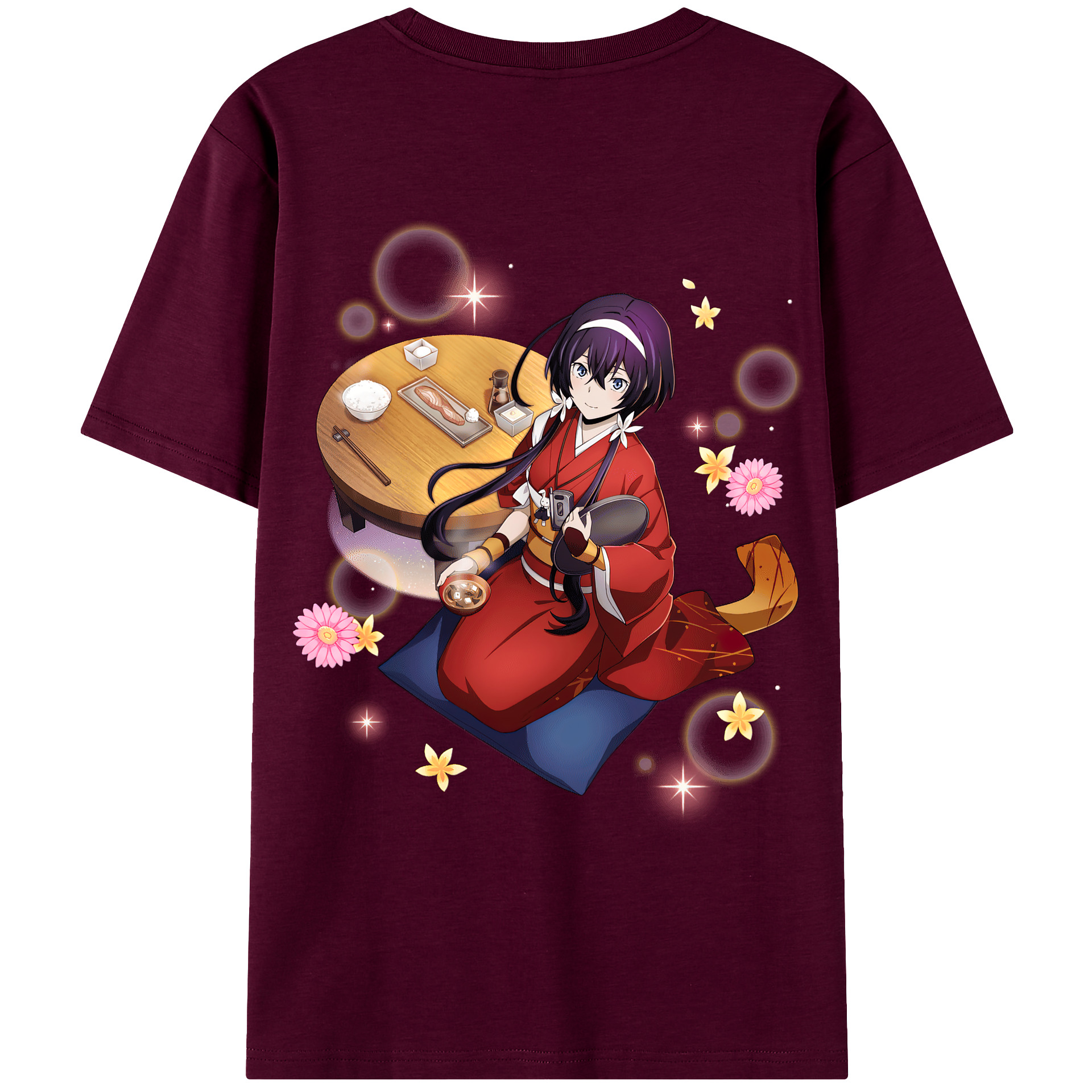 （画像用） 文豪ストレイドッグス Bungo Stray Dogs レディース半袖Tシャツ(バックプリント)